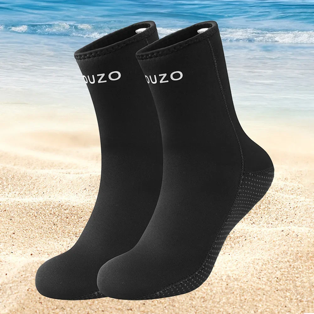 Neoprene 3mm/5mm Diving Socks Non-slip Adult Warm Patchwork Wetsuit Shoes Free  Surfing Boots for Men Womens Swimming 3