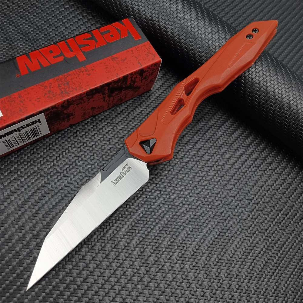 

Kershaw 7650 Launch Folding Knife CPM 154 Blade Nylon Glassfiber Black/Orange Handle EDC Survival Tactical Flipper Pocket Knives