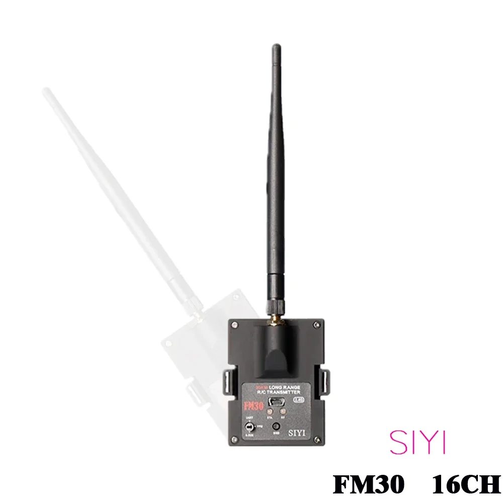 

Радиомодуль дальнего действия SIYI FM30, передатчик, передача данных, Телеметрия, Bluetooth мини-приемник OpenTX ExpressLRS 2,4G 30KM радиоуправляемый самолет