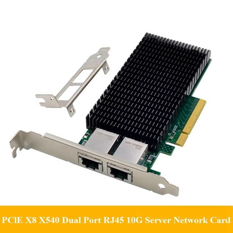 

X540-T2 10G Server Network Card X540 PCIE X8 Dual-Port Network Card RJ45 10G Aggregation Network Server Network Card