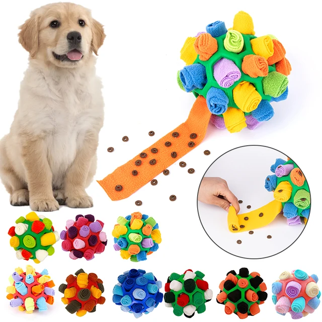 Interactive Dog Puzzle Toys Dog Sniffing Ball Slow Feeder Training  Educational Toy Encourage Natural Foraging Portable Dog Toys - AliExpress