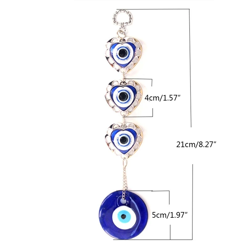 Turkish Evil Eye Amulets Wall Hanging Pendant Home Decor Ornament Protection Good Luck Blessing Gift wall hanging pendant crystal wall hanging glass pendant ornament