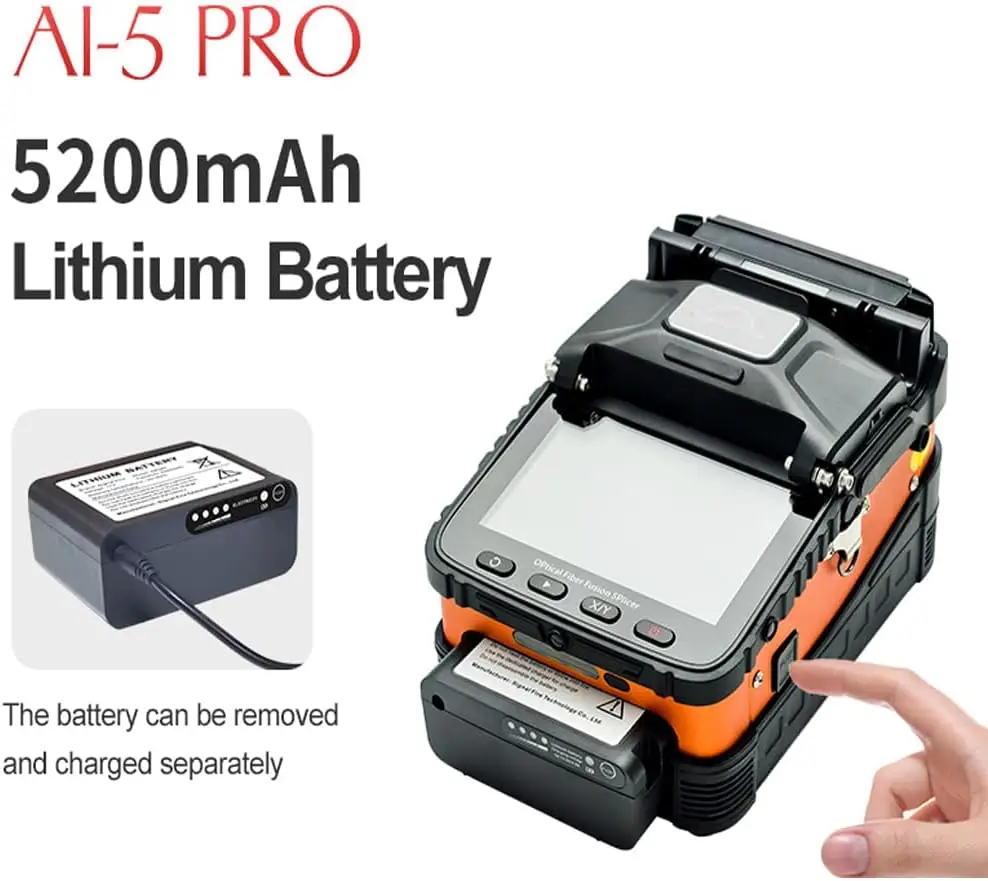 시그널 파이어 광섬유 융착접속기 AI-5 Pro 자동 SM&MM FTTH 광섬유 접속기