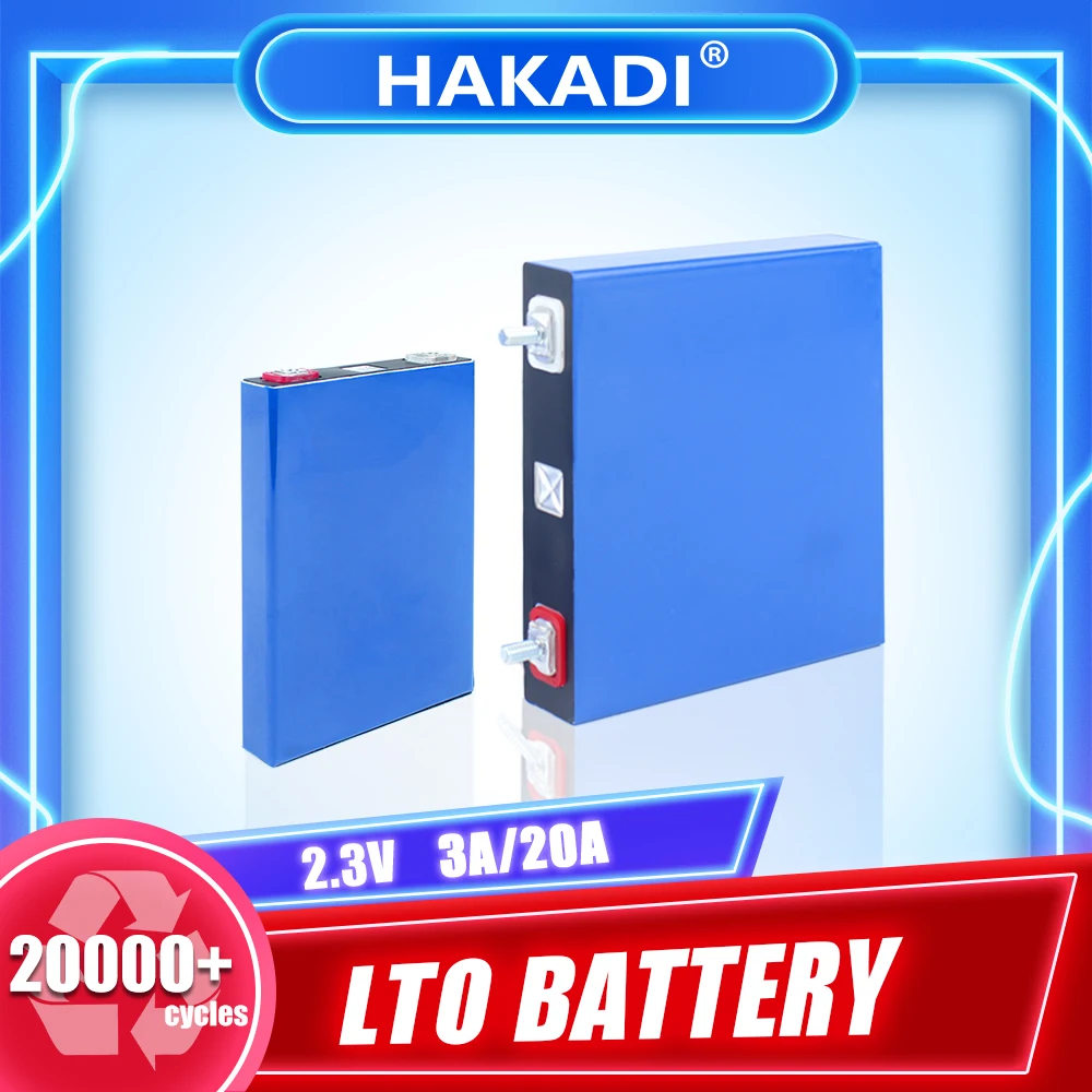 Bateria Descarregável de Alta Taxa Recarregável Lto Baixa Temperatura Descarga Faça Você Mesmo 2.3v 2.7 ah 2.3v 2.3v 20ah