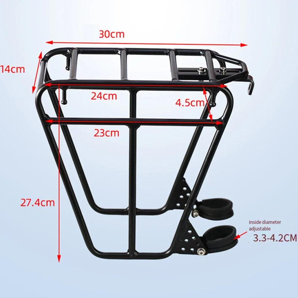Description Picture 6 of itemMountain Bike Front Rack For 26 27.5 29 Inch Bicycle Front Shelf Carrier V Disc Brake For-Universal Bag Hangers Aluminum Alloy