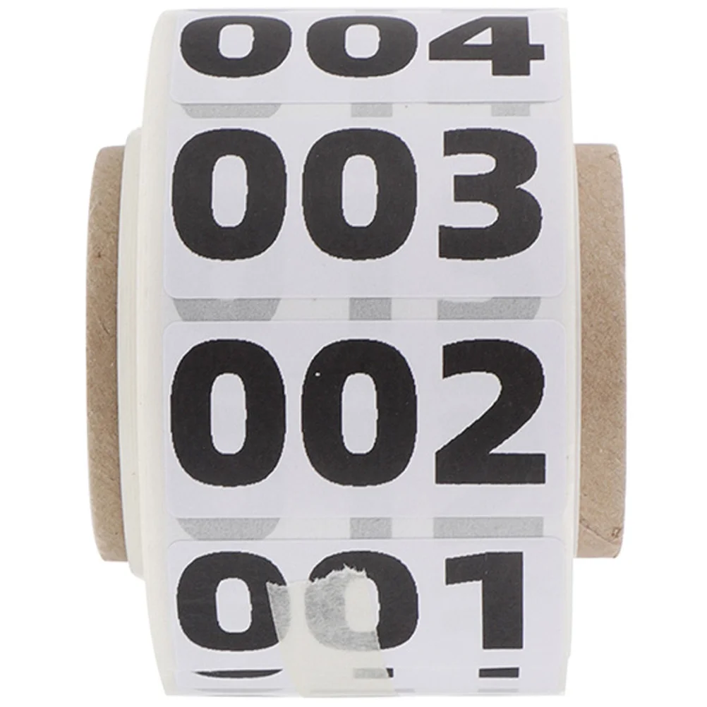 

Number Stickers Round Number Label The Circle Numbered Heat Sensitive Inventory Labels