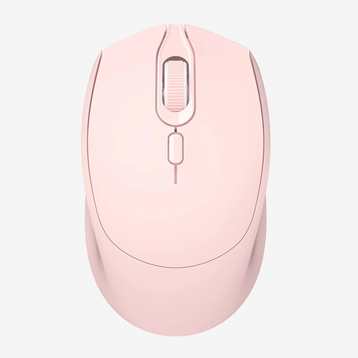 Wireless Mouse 2.4G with USB Receiver Portable Computer Mouse for PC Tablet Laptop (Pink) gaming mouse for large hands