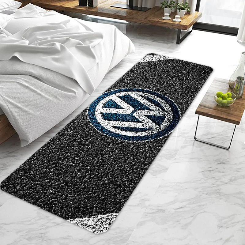 

Luxury Volkswagens Door Mat Entrance Doormat Non-slip Washable Kitchen Carpet Living Room Hallway Rugs Door Mats Bathroom Bath