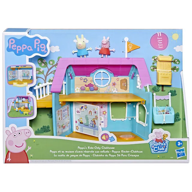 Hasbro Peppa Pig Peppa's Ultimate Play Center Playset Playtime To Bedtime House Kids Only Clubhouse Toy for Children Gift 6