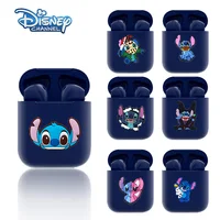 Disney's New TWS i12 Wireless Headphones Bluetooth Stitch 5.0 Headphones Matte Macaron Headphones with Microphone Handsfree 1
