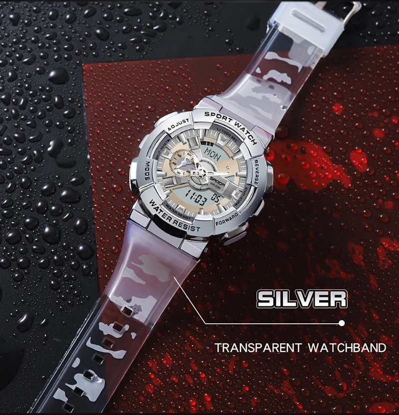 Sanda Men Digital Watch G Style Sports Waterproof Shock Military Premium Watches Magic Color Cool Luxury Wristwatch Relojes 9004