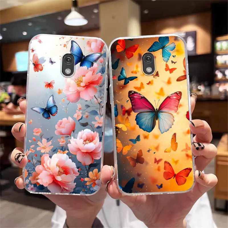 Enhanced Protective Clear Floral Phone Case - Shockproof Soft Silicone Back Cover