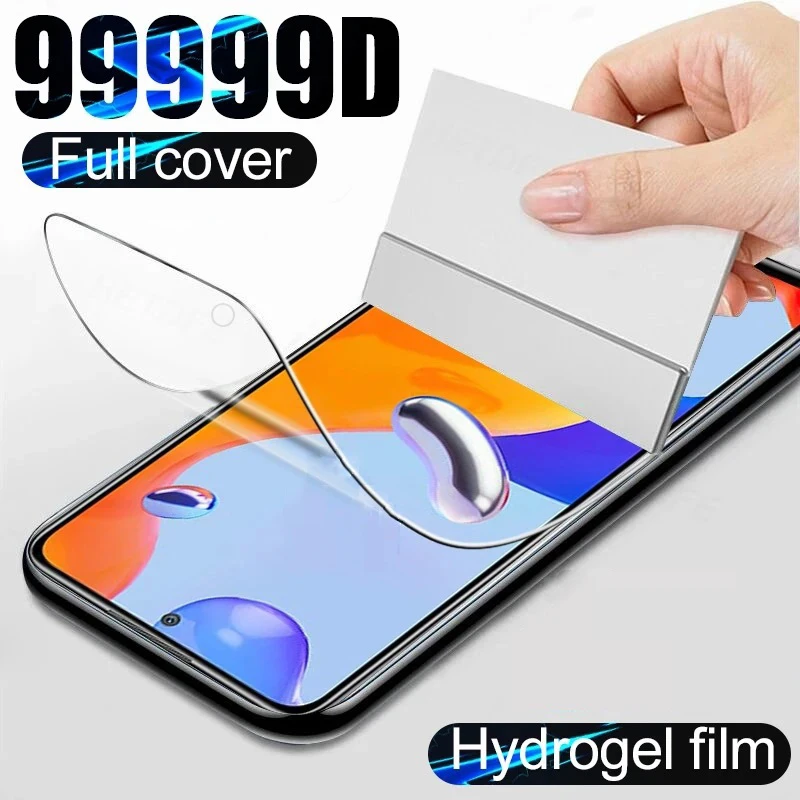 

Hydrogel Film For Xiaomi Redmi Note 12 11 Pro+ 5G 11S 11T 11E 10S 10 5G/4G Screen Protector Soft Film Not Glass Gel Protector