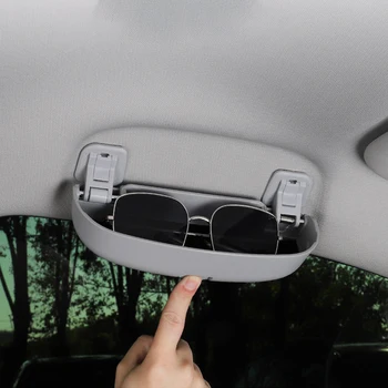 Organizzatore per Occhiali da Auto per Skoda Kodiaq Karoq 2018-2025, Scatola Portaoggetti in ABS, Porta Occhiali