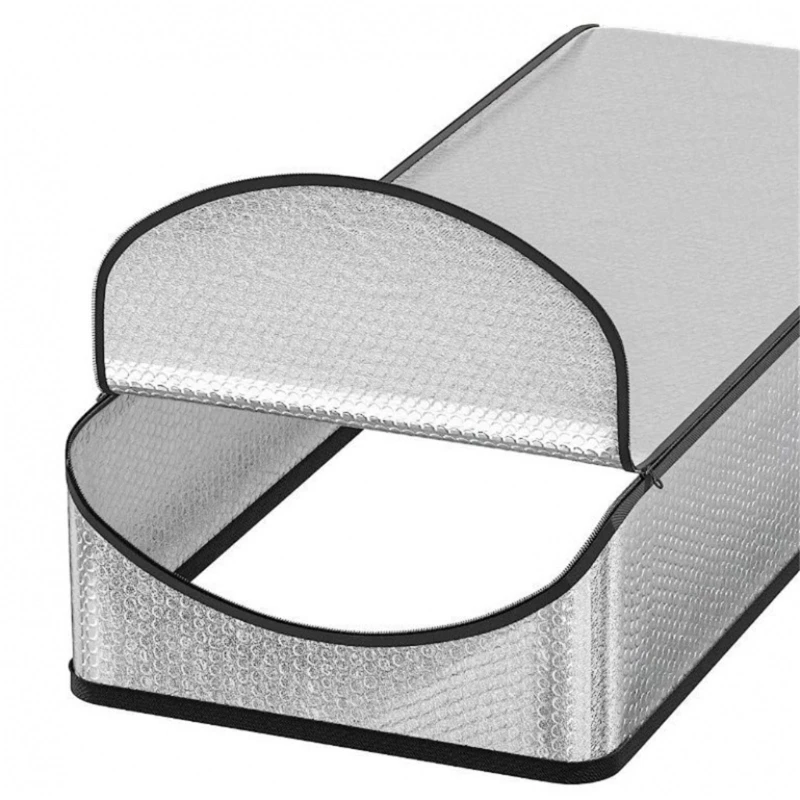 Home Attic Thermal Barriers Double Side Aluminum Stair Ladder Insulation Cover