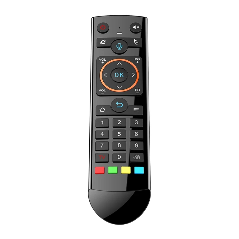 Q2 Smart Tv Retroilluminazione Wireless Air Mouse Ir Learning 2.4Ghz Rf Smart Voice Remote Control Per Computer Tv Box