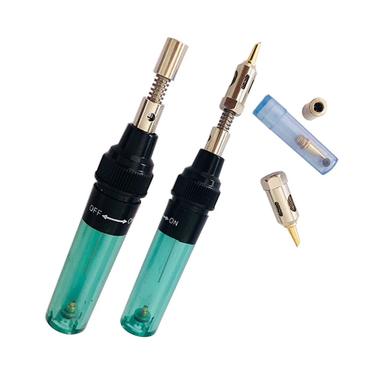

1300℃ Celsius Butane 4 in 1 Gas Soldering Iron Cordless Butane Gas Welding Pen Welding Pen Welding Kit A+B