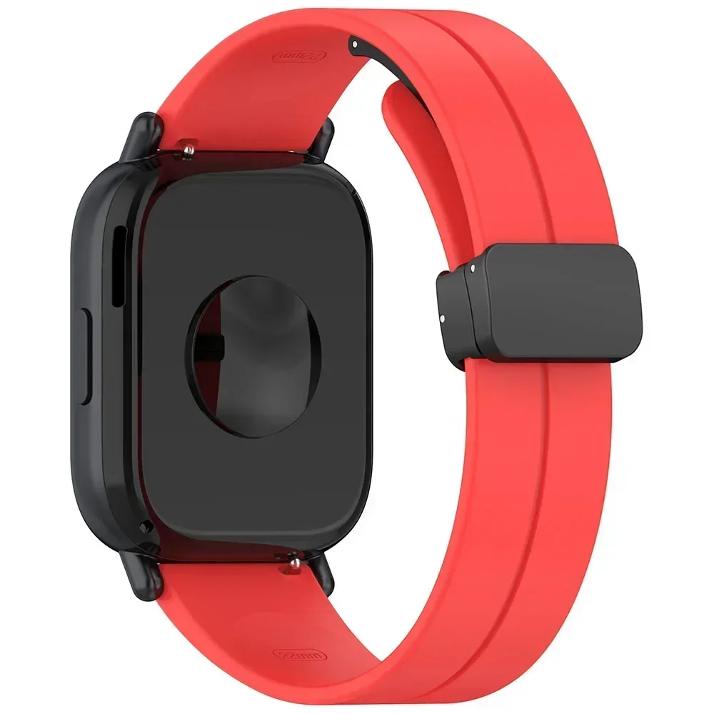 Soft Silicone Magnetic Buckle Watch Band - 20mm/22mm