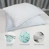Shredded Memory Foam Bed Pillow for Sleeping Side and Back Sleeper Pillow for Neck and Shoulder Pain Relief 100% Adjustable Fill 2