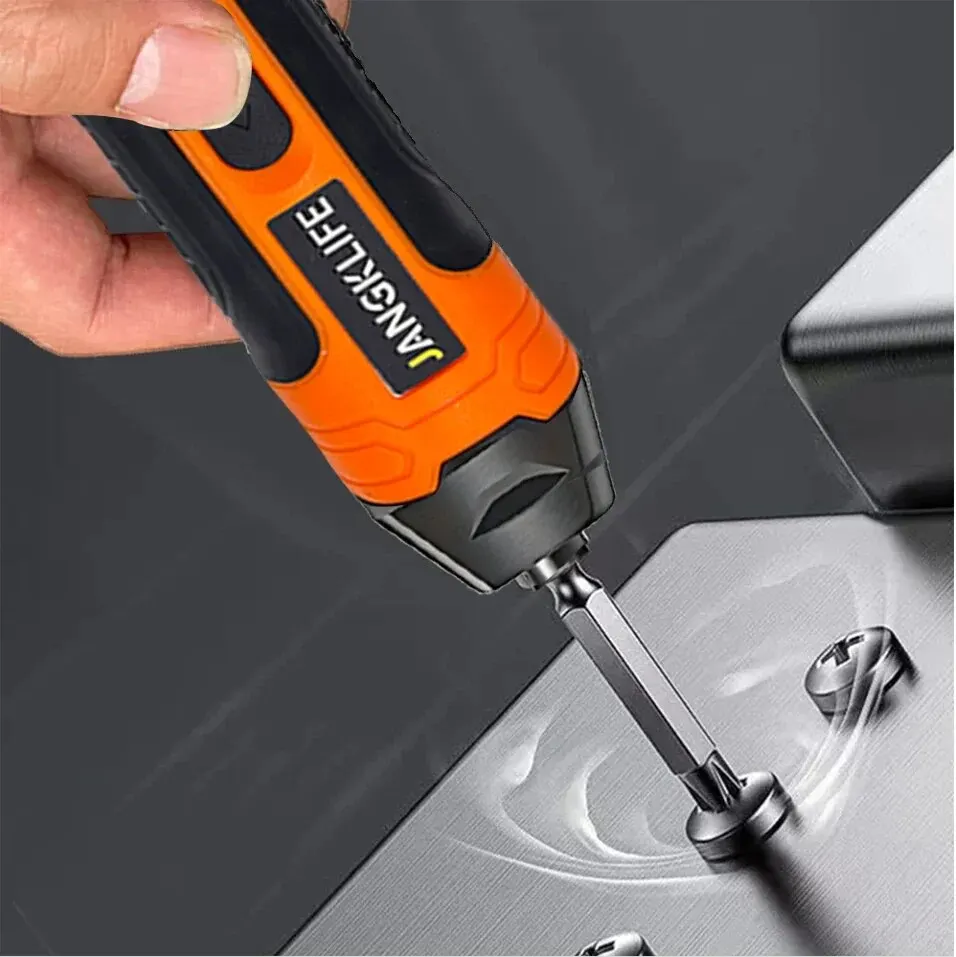 JANGKLIFE Cordless Electric Screwdriver Rechargeable 1300mah Lithium Battery Mini Drill 3.6V Power Tools Set 6