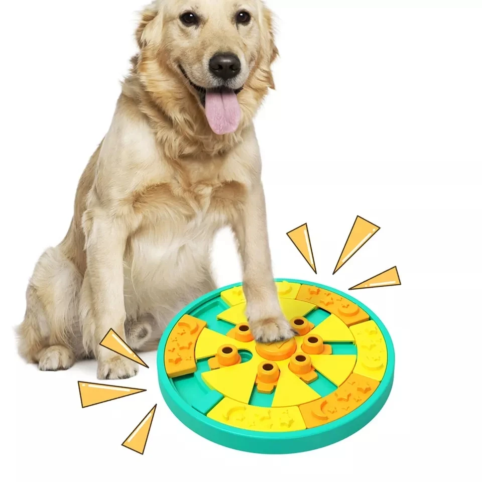 

Dog Puzzle Toy,Treat Dispensing Puzzle Toys for Dogs, Non-slip and Durable Puzzle Toys Stimulate Brain