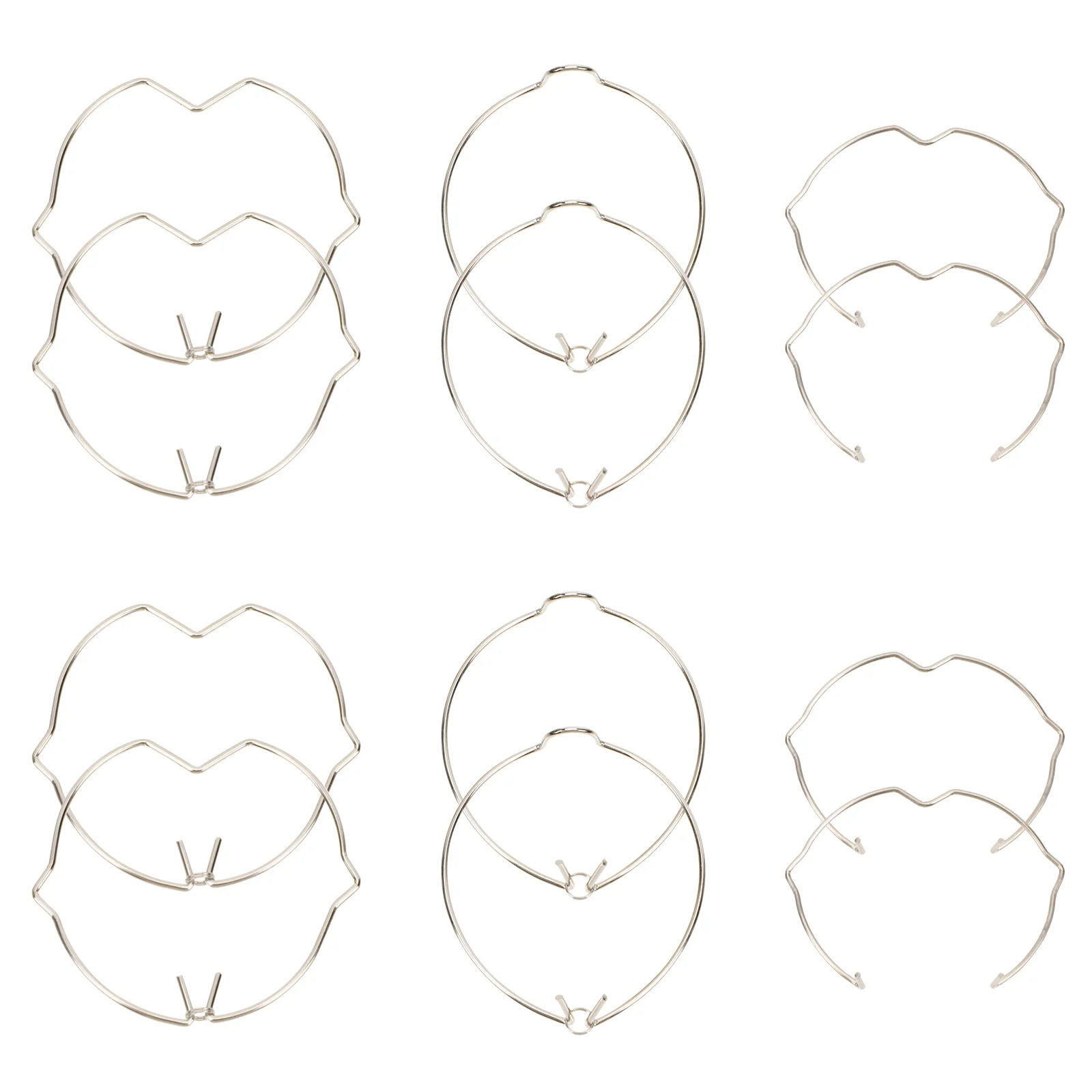 

30 Pcs Spotlight Fixing Buckle Lamp Iron Ring Bulb Clips Downlight Mr16 Spring Clip Replacement