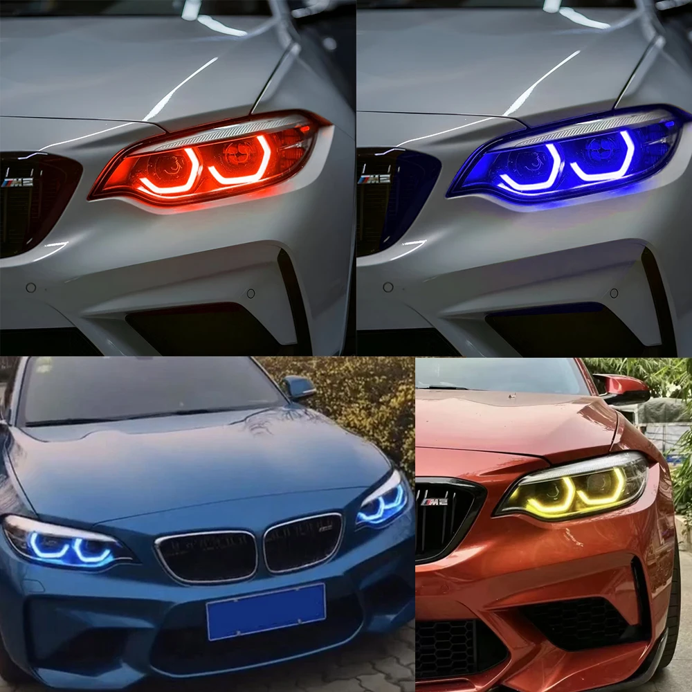 Yellow Angel Eyes DRL For 2018 BMW F23 F22 F87 M2 230i M240i