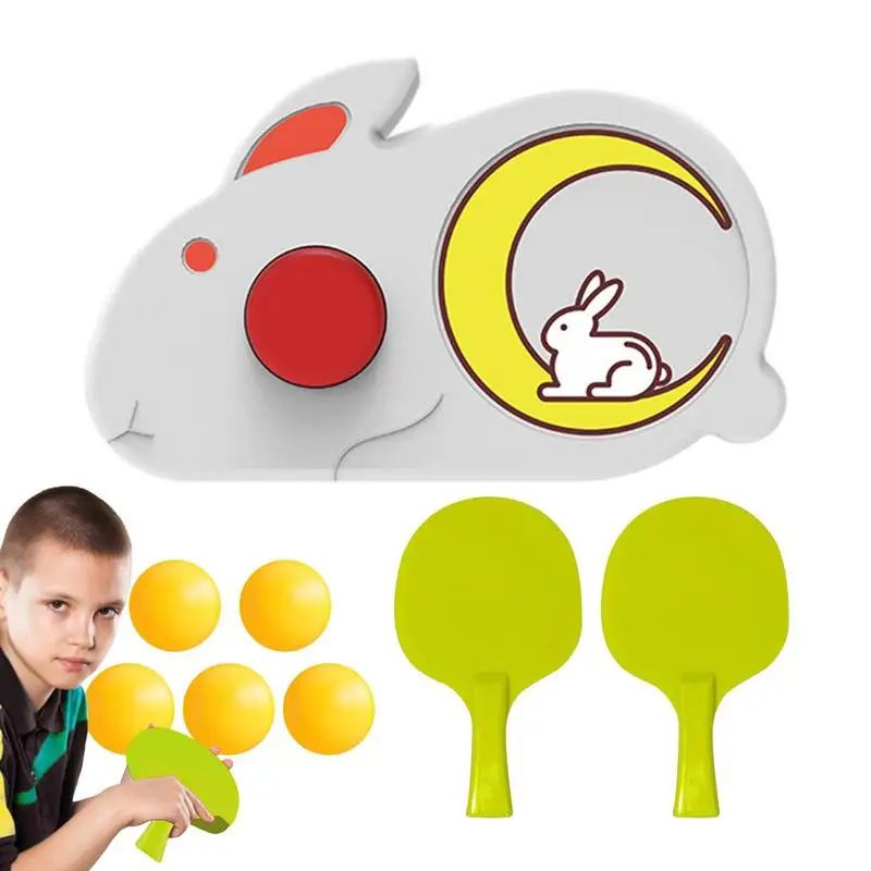 

Набор для настольного тенниса в помещении, комплект для настольного тенниса с координацией рук и глаз, портативное тренировочное оборудование для мышц, игрушка для родителей и детей
