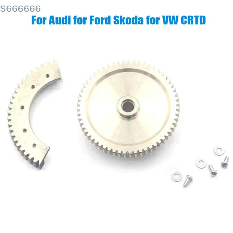 For Audi For Ford Skoda VW CRTD Metal Throttle Body Actuator Gear Kit Compatible Replacement Parts Throttle Gear Repair Kit