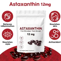 Astaxanthin 12mg, Premium Astaxanthin Antioxidant Supplements with Antioxidant Activity, Supports Eye, Immune, Skin Health