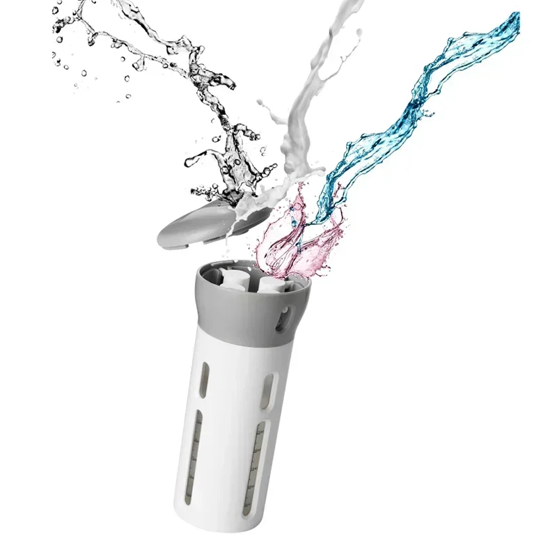 4 In 1 Portable Travel Liquid Dispenser Bottle Refillable Leakproof for Travel Container For Perfume Shampoo Conditioner Lotion