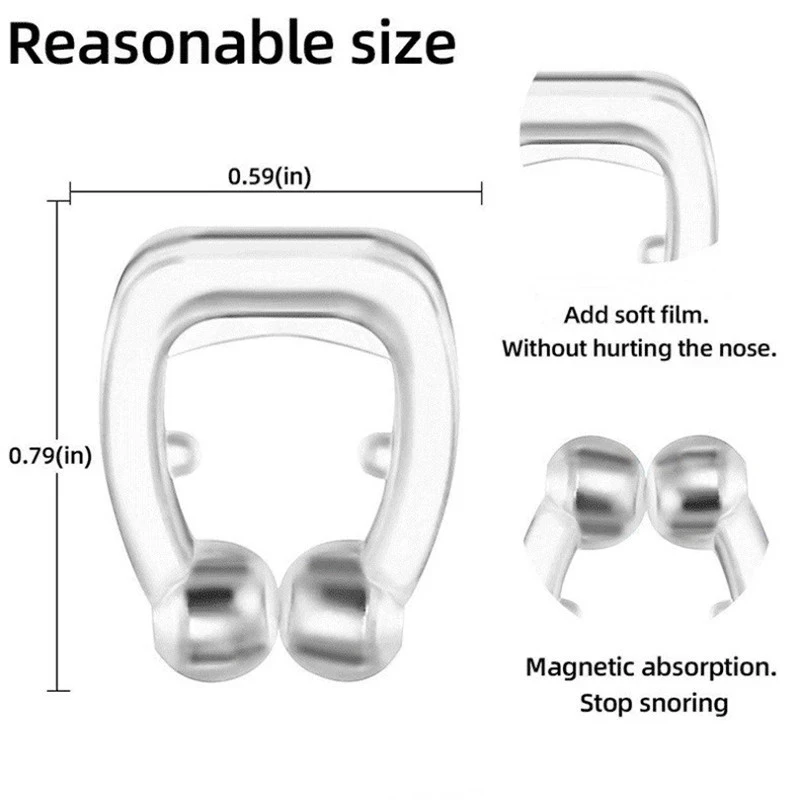 Hot Anti Snoring Corrector Snore Prevention Gadget Men Women Anti-Snore Device Snore Elimination Nose Clip Quiet Sleep Night 6