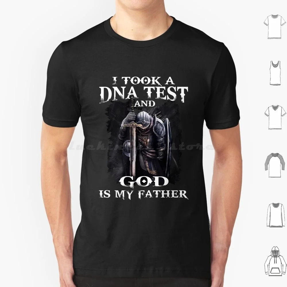 Ho Fatto Un Test Del Dna E God Is My Father Design Christian T-Shirt T Shirt Big Size 100% Cotone God Christian Bible Christian
