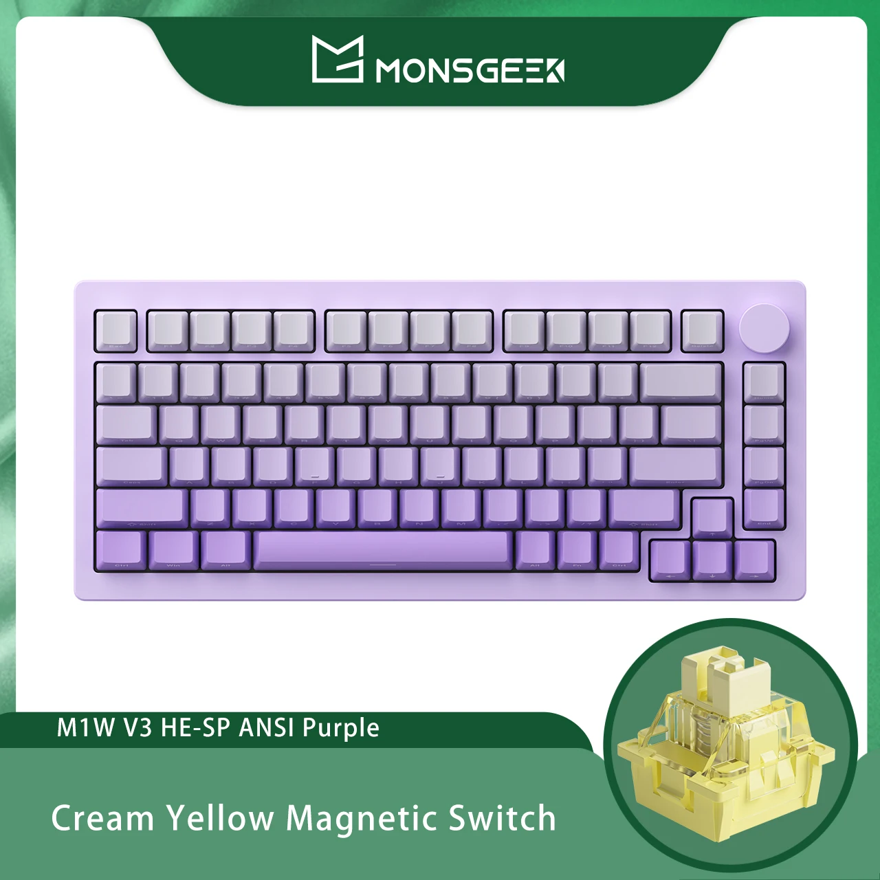 Akko MONSGEEK M1W V3 HE-SP Rapid Trigger Gaming Keyboard with 