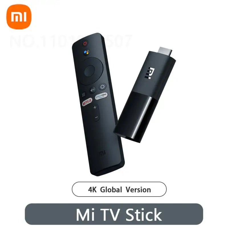 Xiaomi-Mi TV Stick 4K, version globale, flux en 4K, Google Assistant *,  Android 11 intégré, 2 Go, 8 Go, processeur Façades Core, TV Box