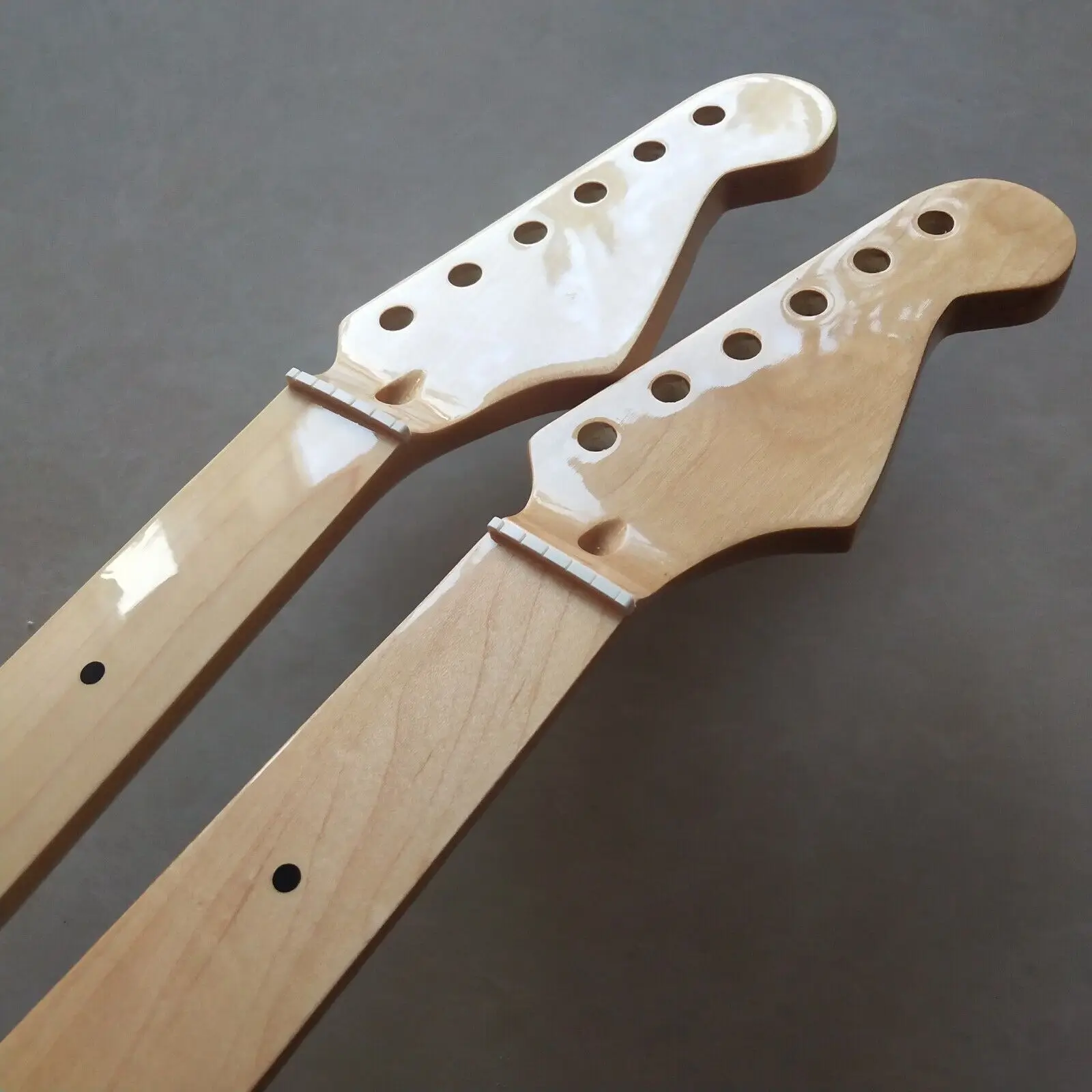 

2pcs Fretless Electric guitar neck 22Fret 25.5" Maple Fretboard Replacement part