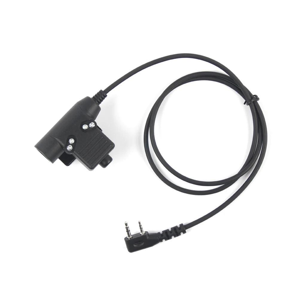 Walkie Talkie Radio Tactical Headset Adapter U94 PTT for Baofeng Kenwood HYT TYT Baofeng UV 82 UV5R UV5RE UV5RA UV6R BF888S