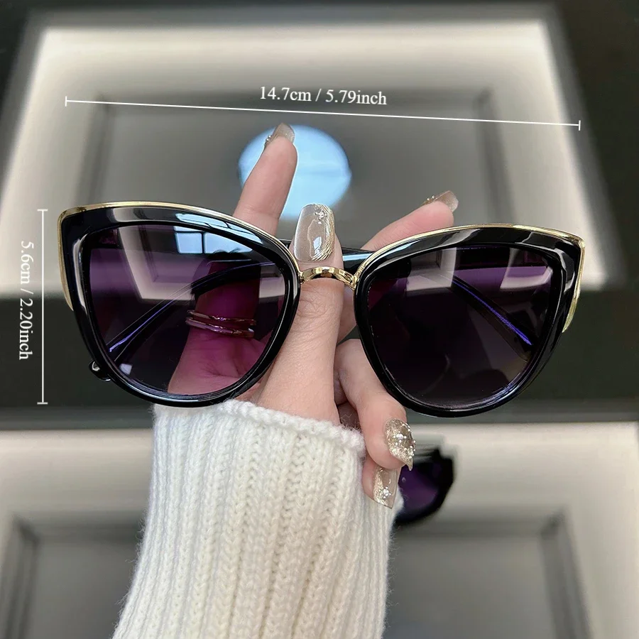 Unisex Retro Punk Sunglasses Styling Detail View