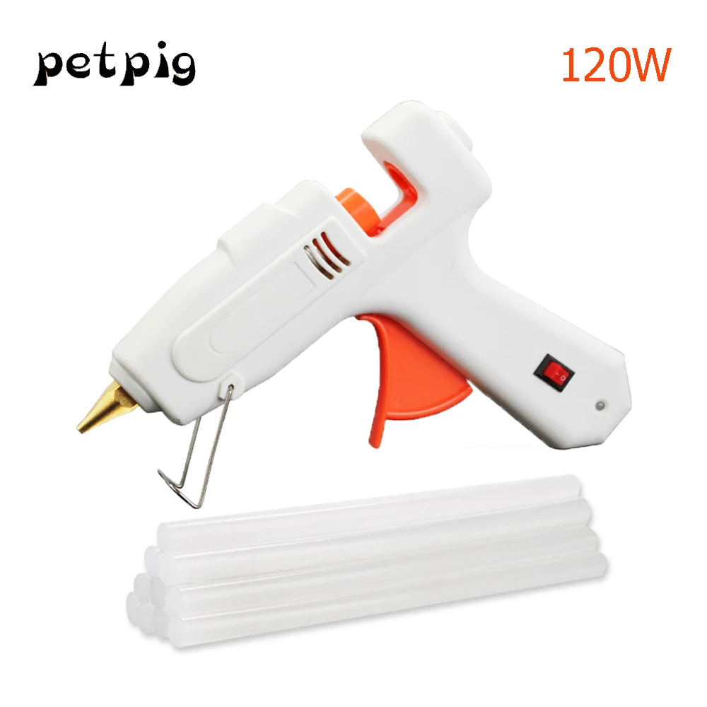 Petpig 100 120W High Power Hot Melt Glue Gun 110 220V DIY Power Tool