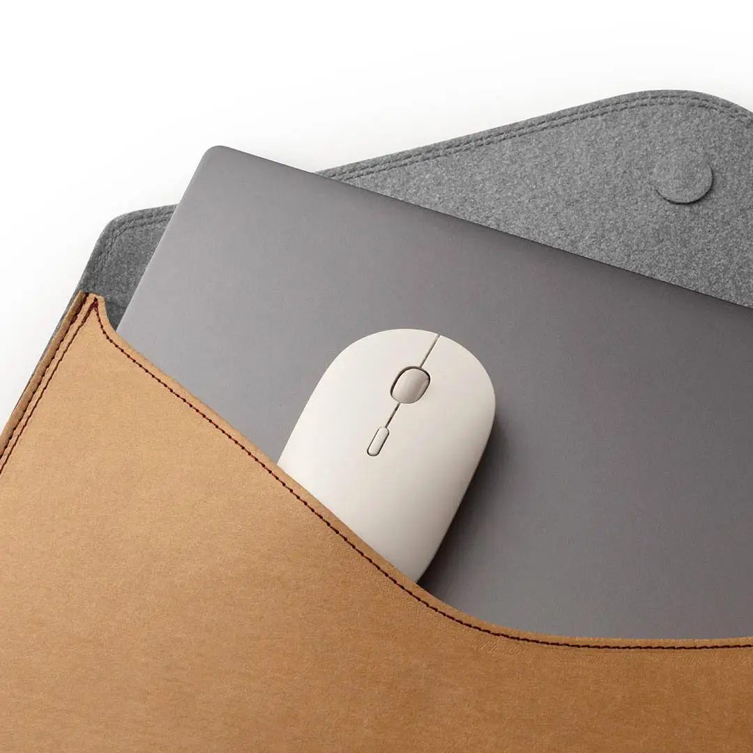 Wireless Mouse Wireless Optical Mouse Original Xiaomi Mi Portable 3 Mouse Optical Wireless Bluetooth 4.2 RF 2.4GHz 2400DPI Adjustable Dual Mode Connect For Laptop PC