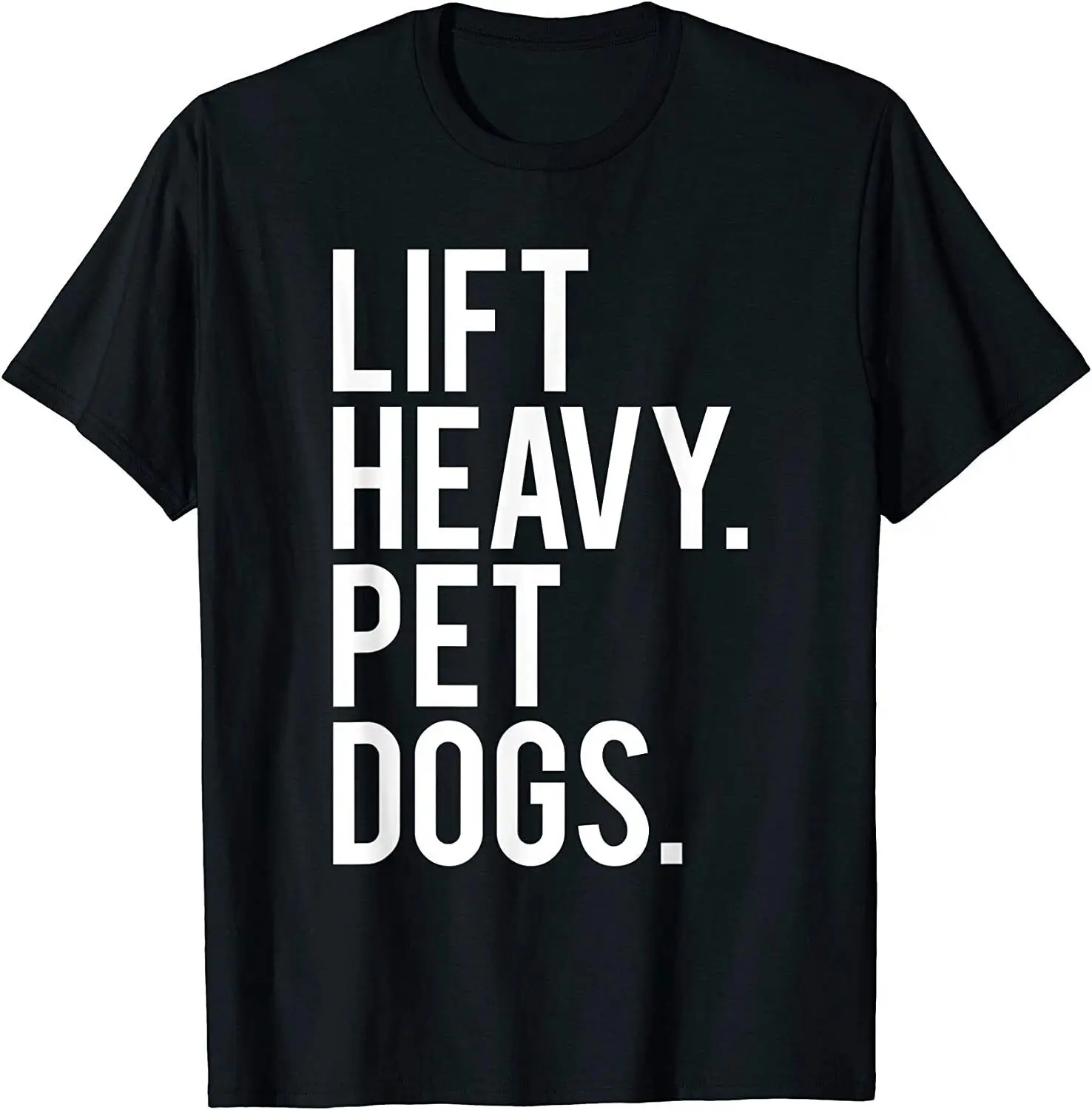 

Lift Heavy Pet Dogs Gym O-Neck Cotton T Shirt Men Women Casual Short Sleeve Loose Tshirt Dropshipping
