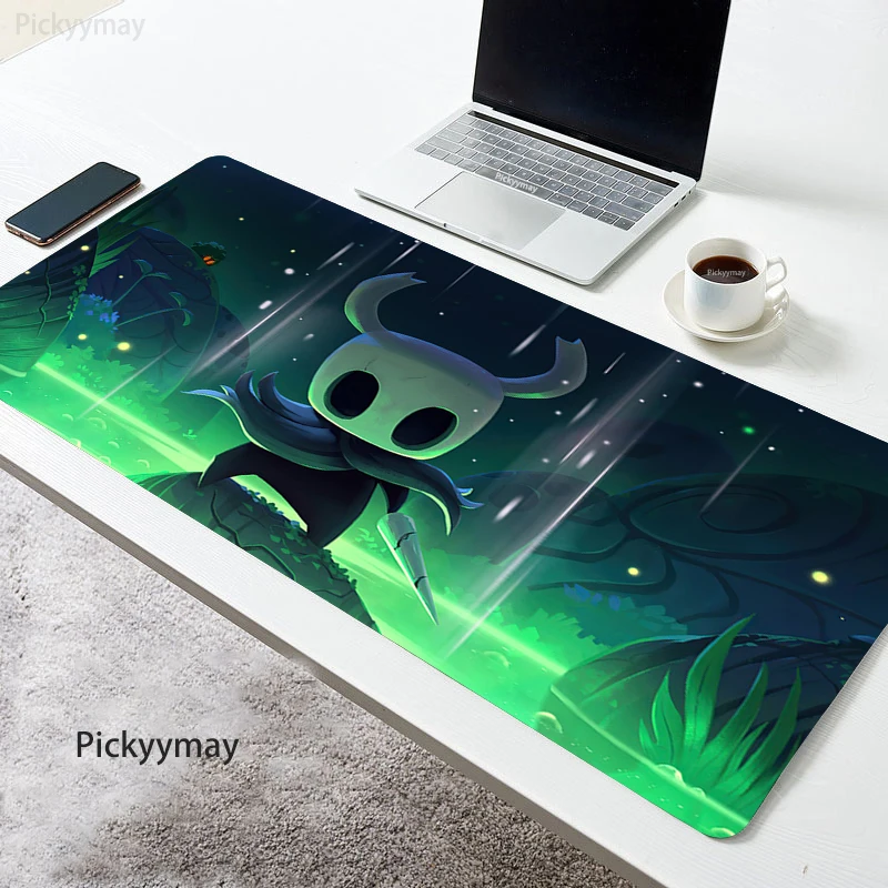 

Mouse Pads Office Carpet Hollow Knight Table Mat Gamer Gamers Accessories Keyboard Cute Anime Mats Cartoon Pc Gaming Xxl Deskmat