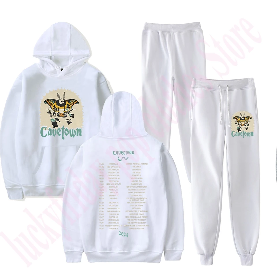 Cavetown Moth Dinner Tour Merch Hoodie and SWEATPANTS set pop