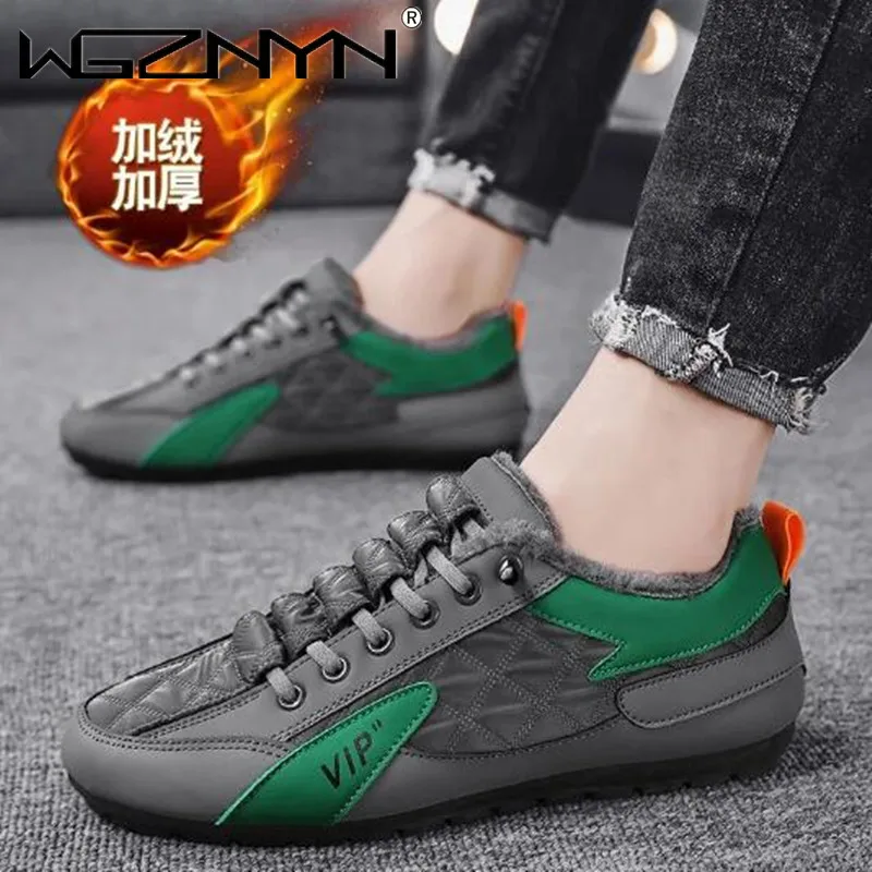 

Роскошные дизайнерские зимние мужские хлопковые туфли, высококачественные мужские кроссовки, модная Уличная Повседневная обувь для мужчин, удобная брендовая мужская обувь