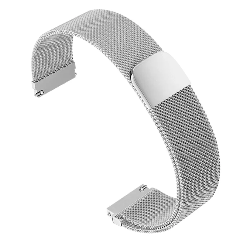 Retro Small Square Magnetic Mesh Steel Strap Watch Chain