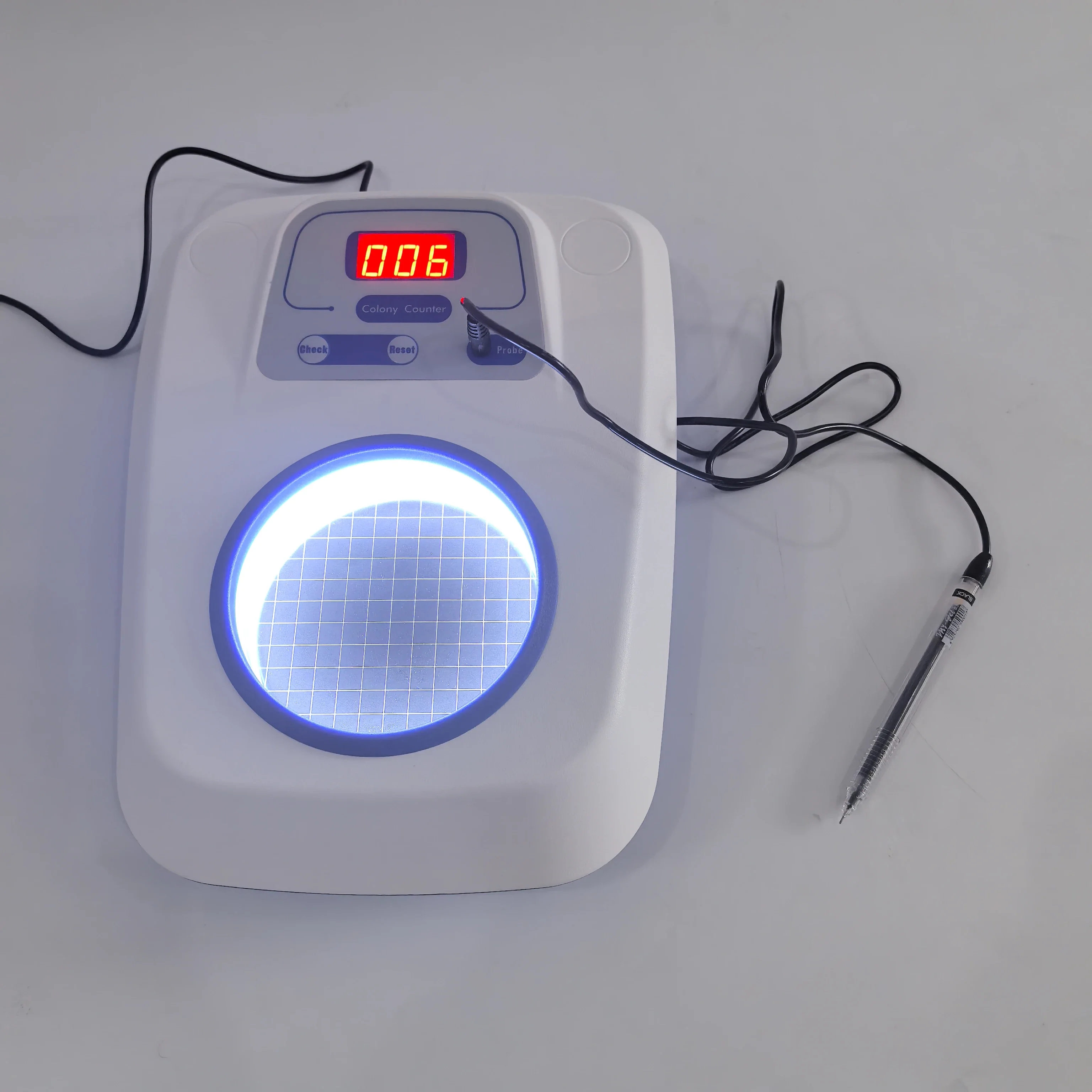 XK97-A Automatic Digital Bacteria Colony Counter 110V/220V Bacterial Quantity Measuring Instrument Lab detail image 2