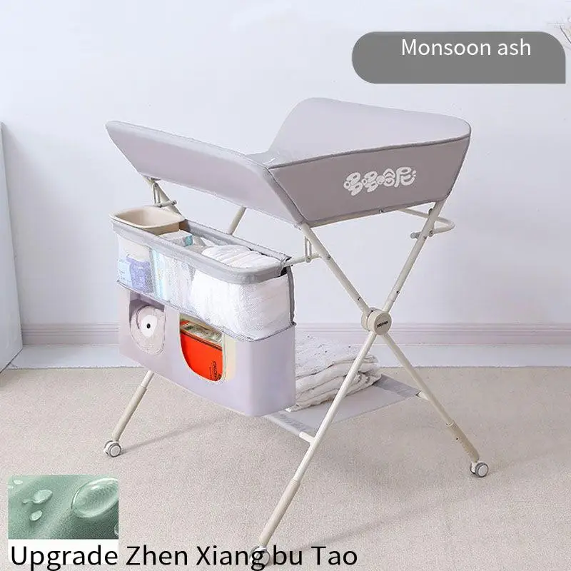 

Portable Baby Nursing TableFoldable Changing Touch TableNewborn BabyMultifunctional Adjustable Height Diaper Changing Table