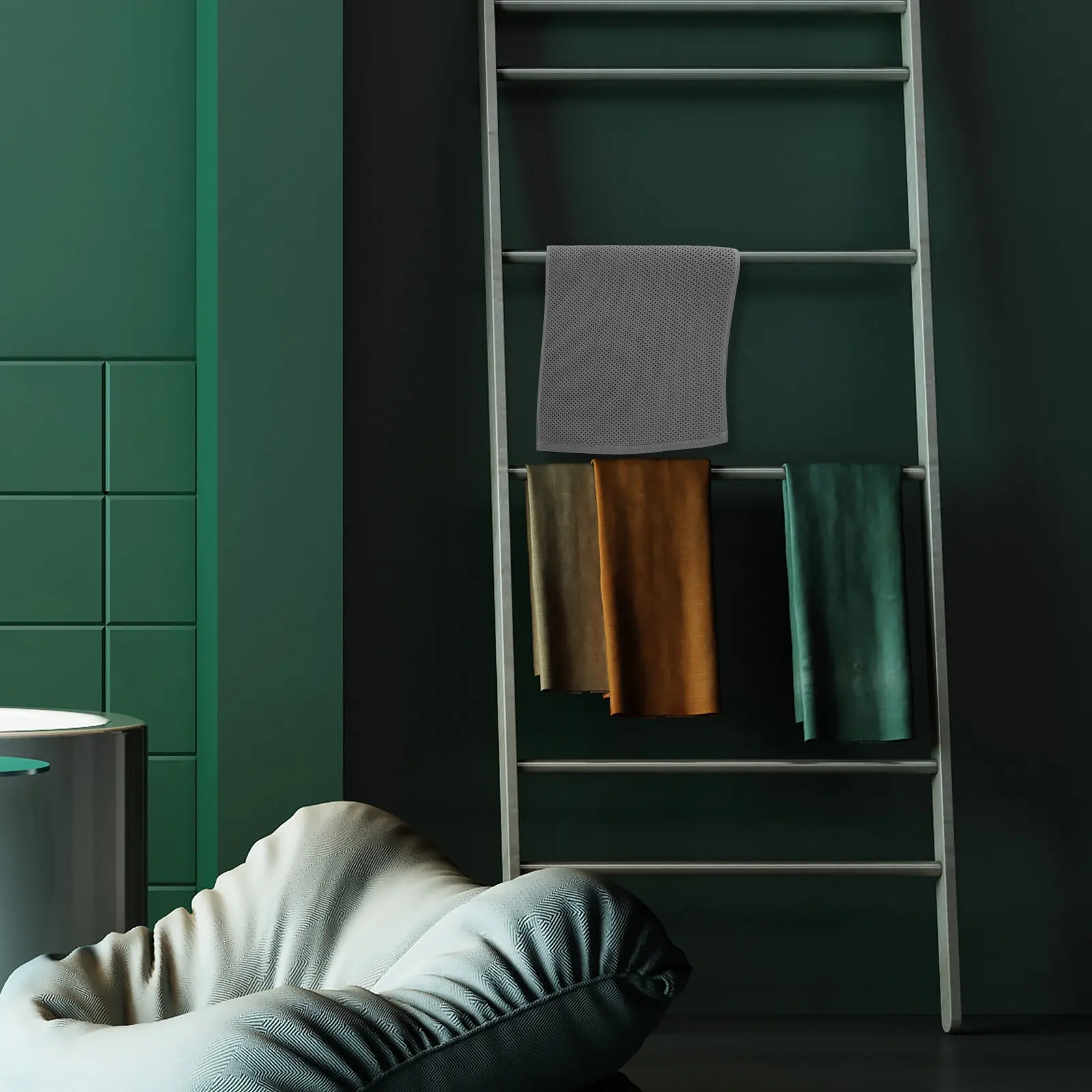 순면 스포츠 타월 허니콤 패턴 빠른 건조 흡수성 편안함 휴대용 피트니스 요가 ..