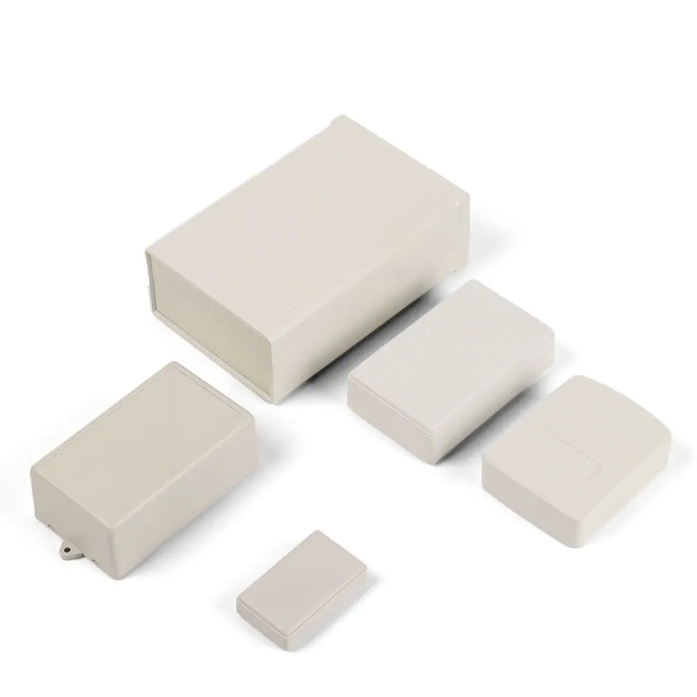 Description Picture 5 of item10 sizes DIY ABS Plastic White/Grey Instrument Case Waterproof Cover Project Enclosure Boxes Electronic Project Box