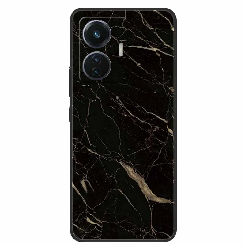 Elegant Marble Soft Silicone TPU Back Case - Shockproof Phone Cover